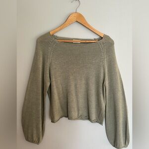 Olive Green Knit Sweater